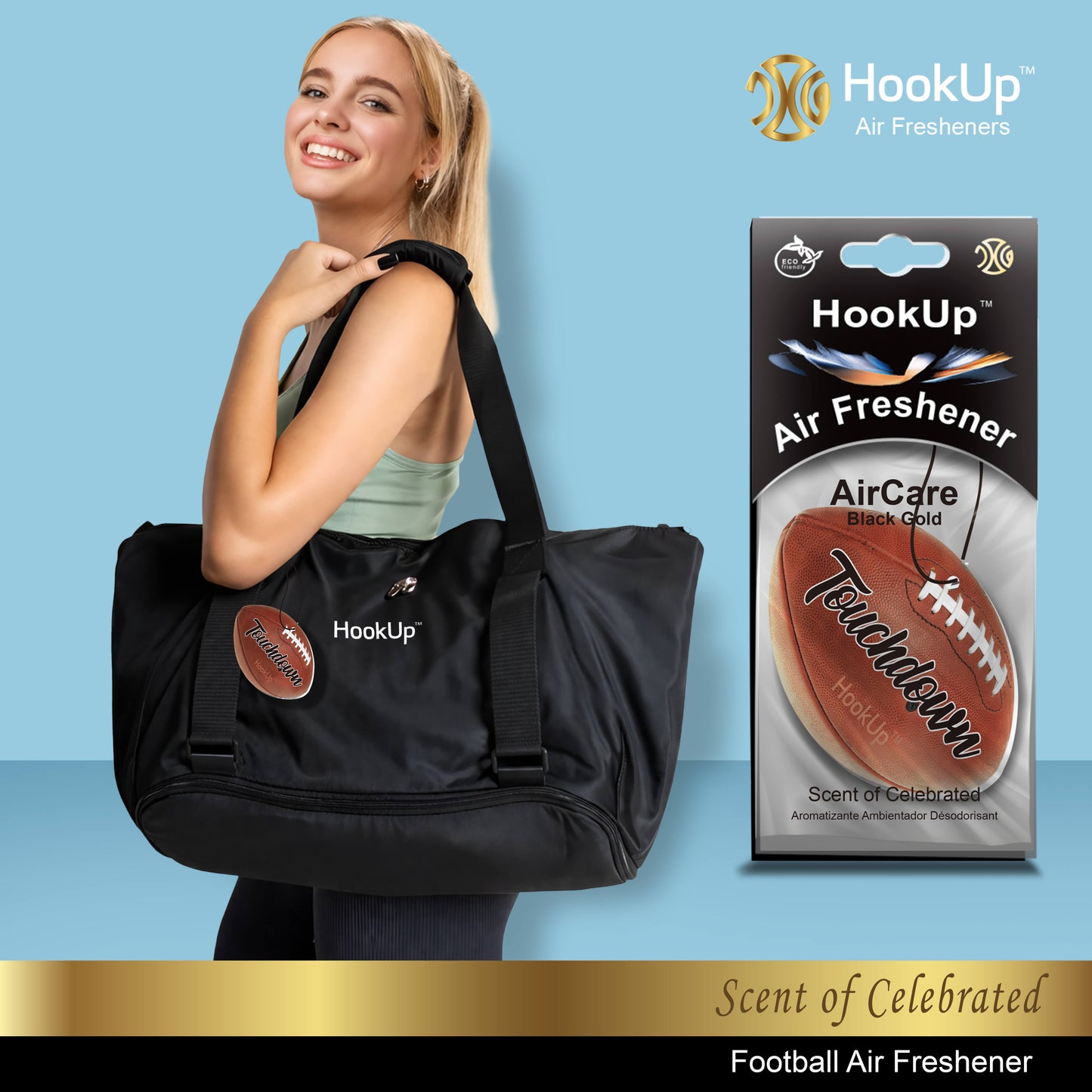 Football Air Freshener (10 Pack)
