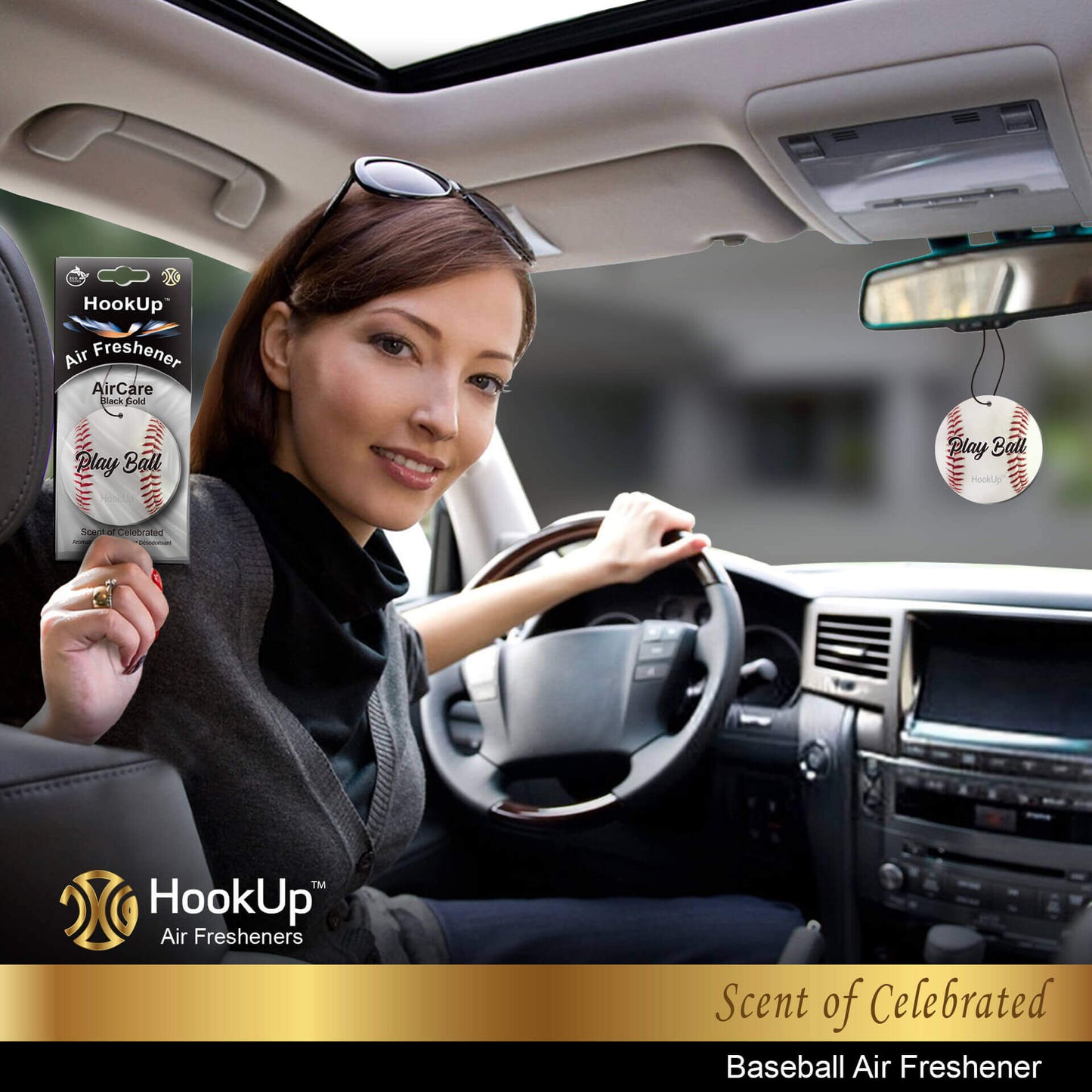 Baseball Air Freshener (4 Pack)