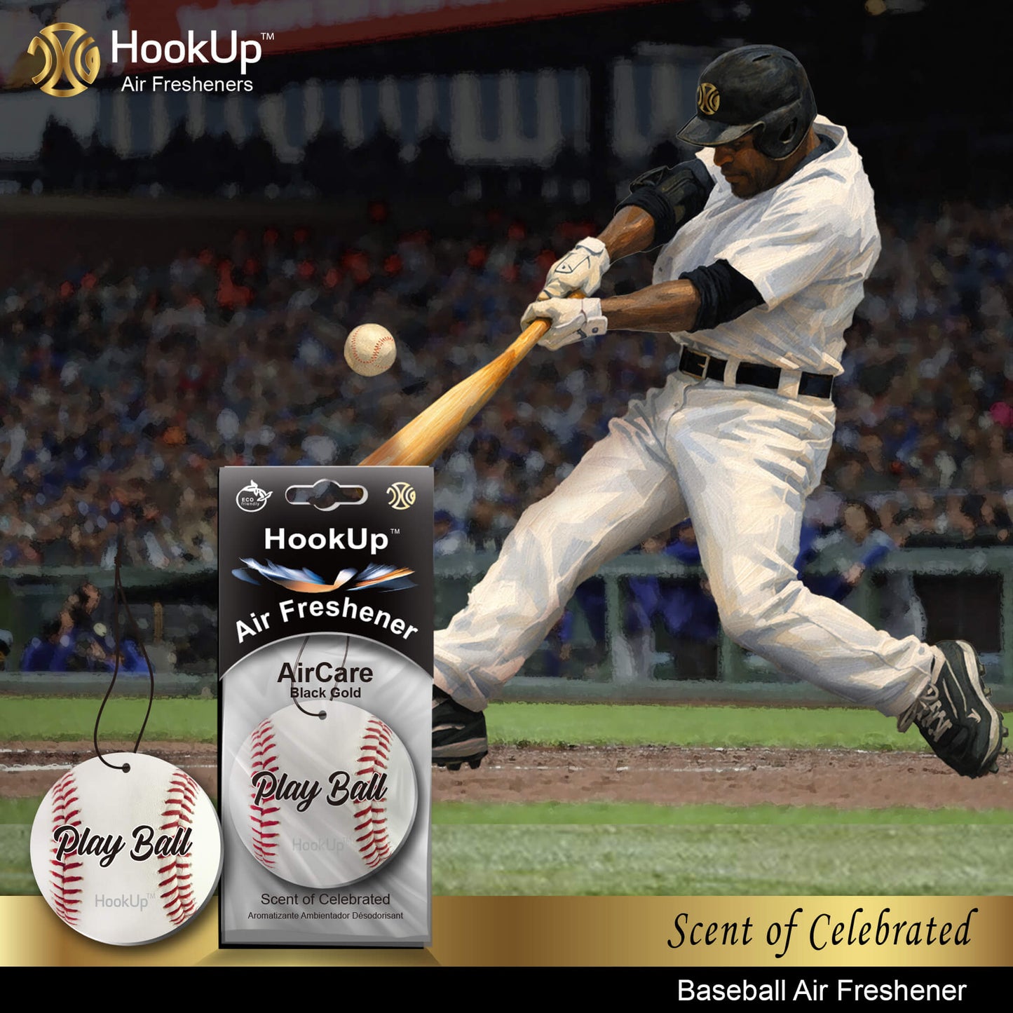 Baseball Air Freshener (4 Pack)