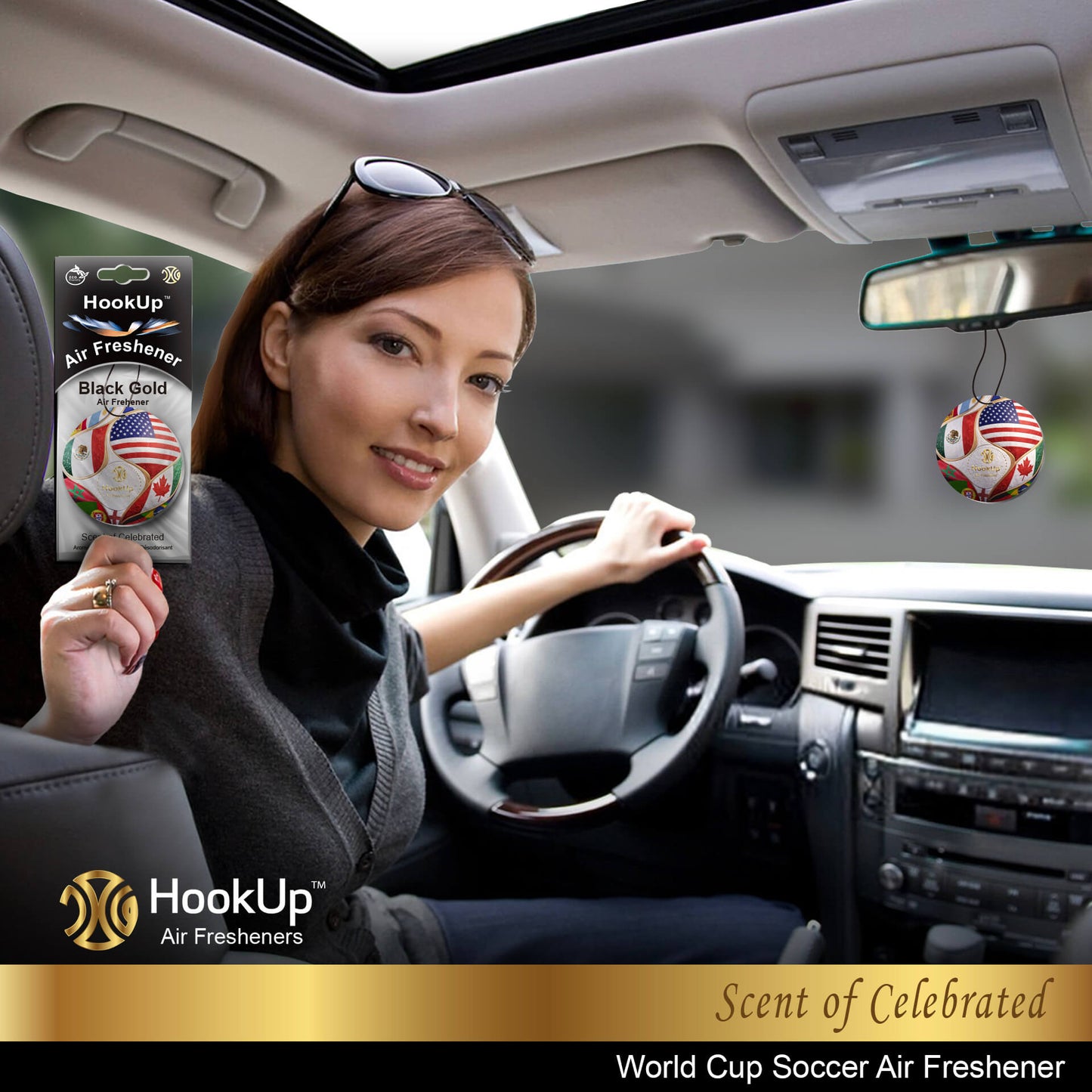 World Cup Soccer Air Freshener (4Pack)