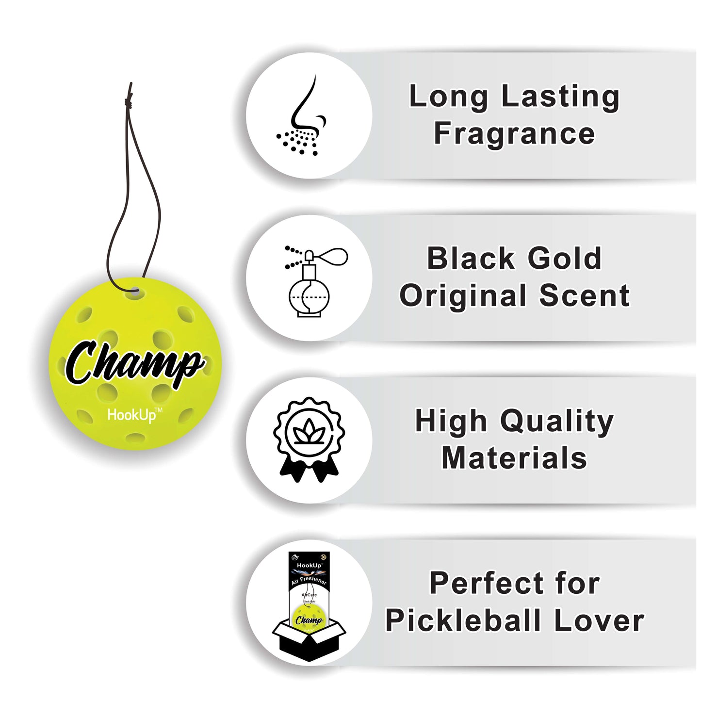 Pickleball Air Freshener (10Pack)