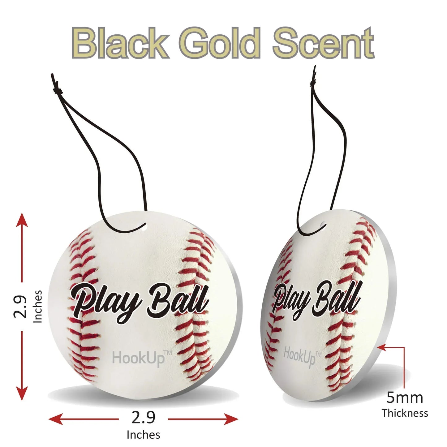 Baseball Air Freshener (4 Pack)