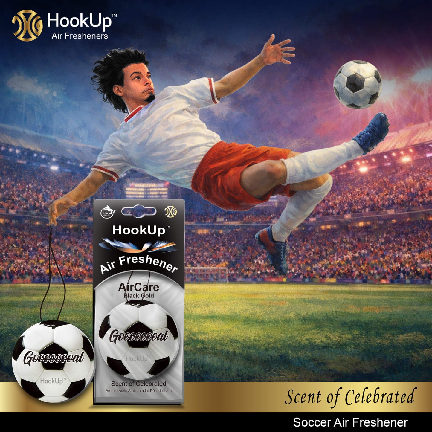 Soccer Air Freshener (10 Pack)