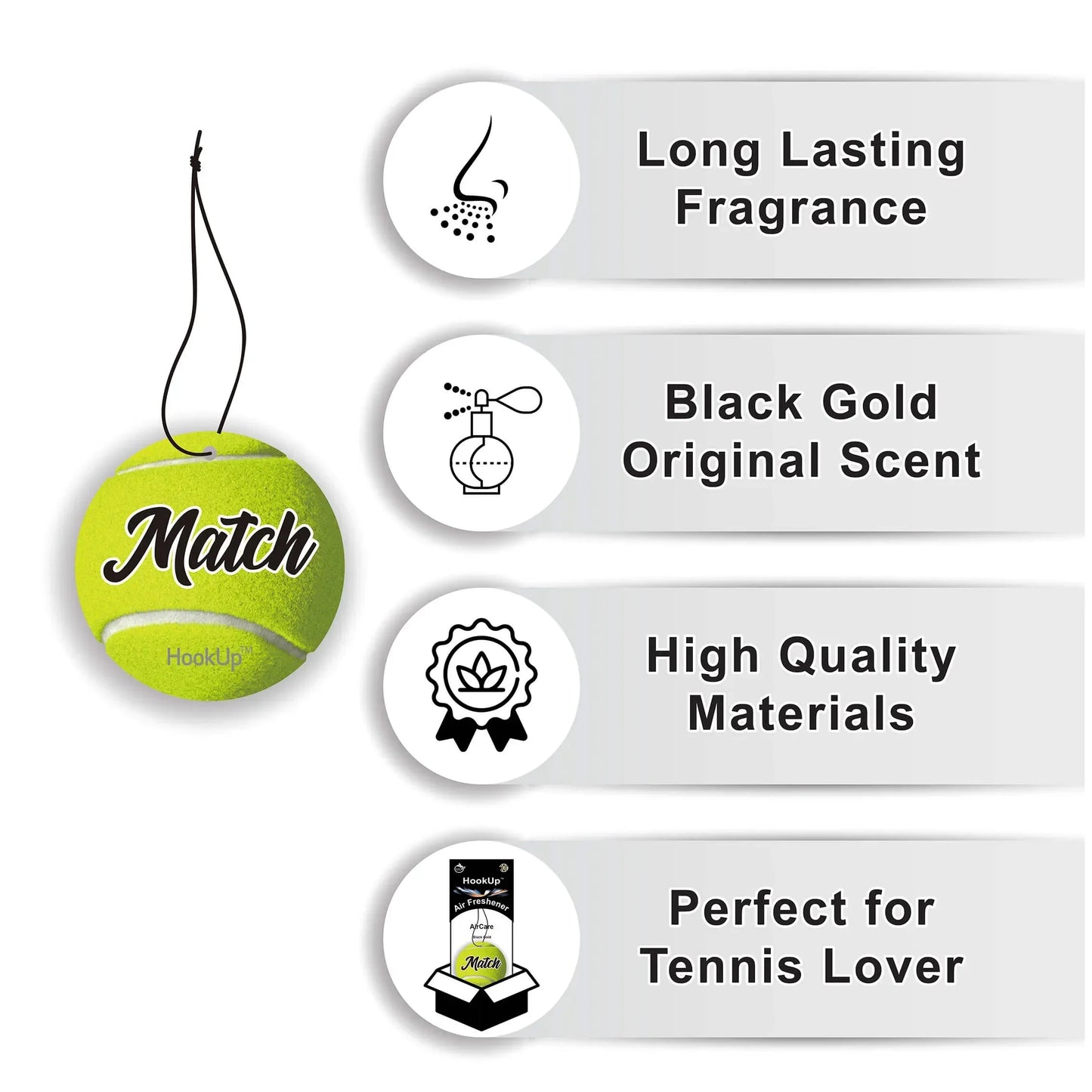 Tennis Air Freshener (2 Pack)