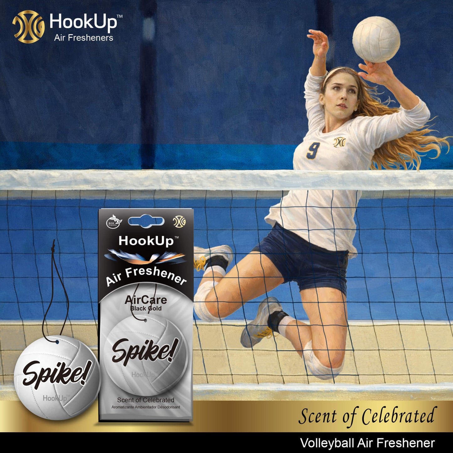 Volleyball Air Freshener (2 Pack)