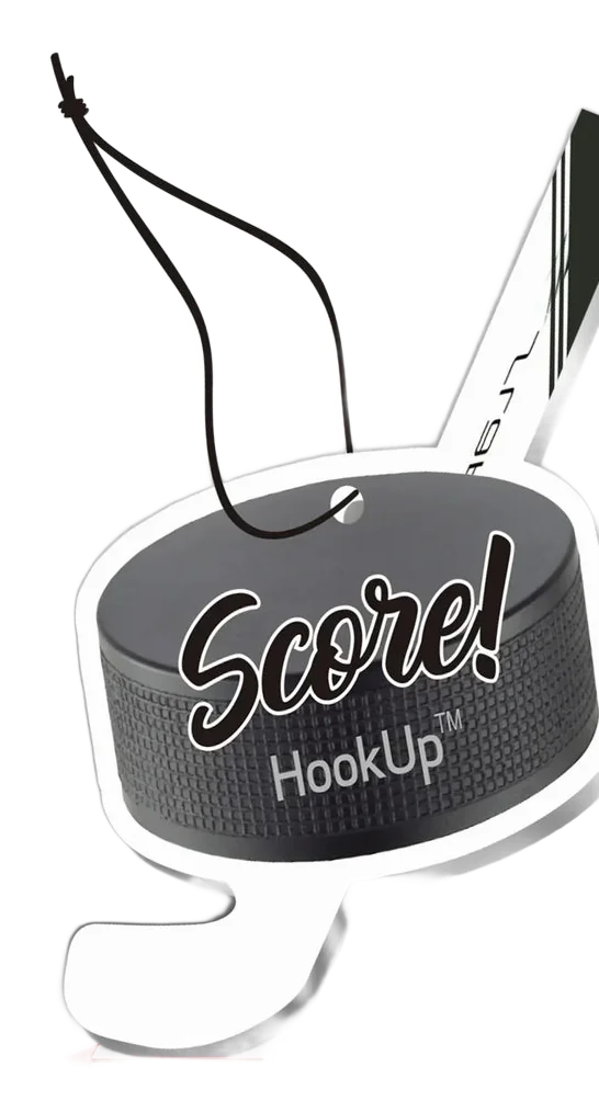 HookUp Air Hockey air freshener — Score!