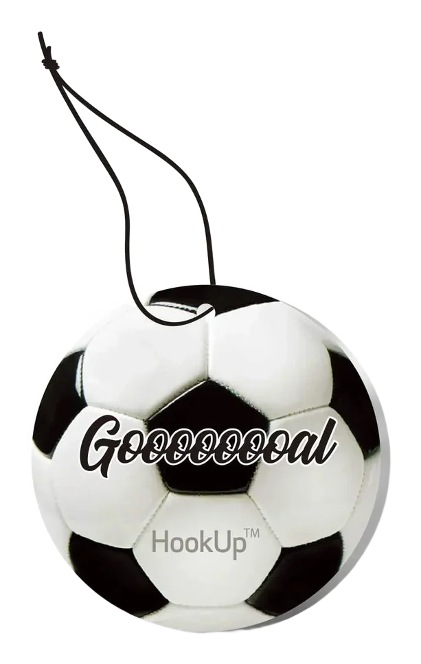 HookUp Air Soccer air freshener — Goooooooal